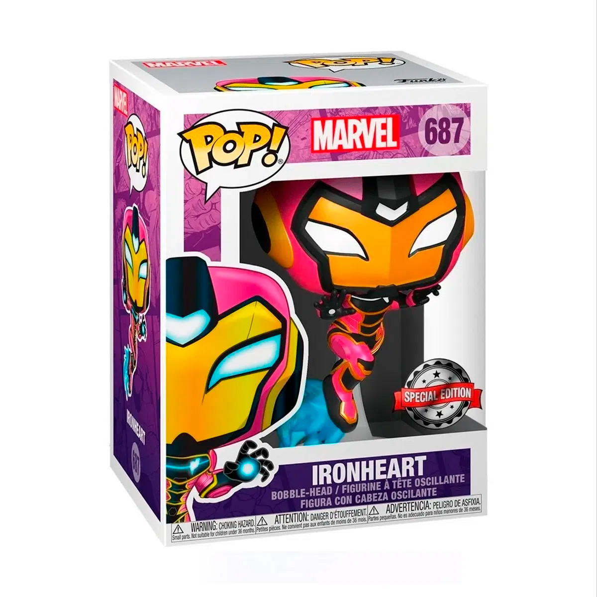Funko Pop Ironheart #687 Riri Williams Marvel Avengers Juguete Original