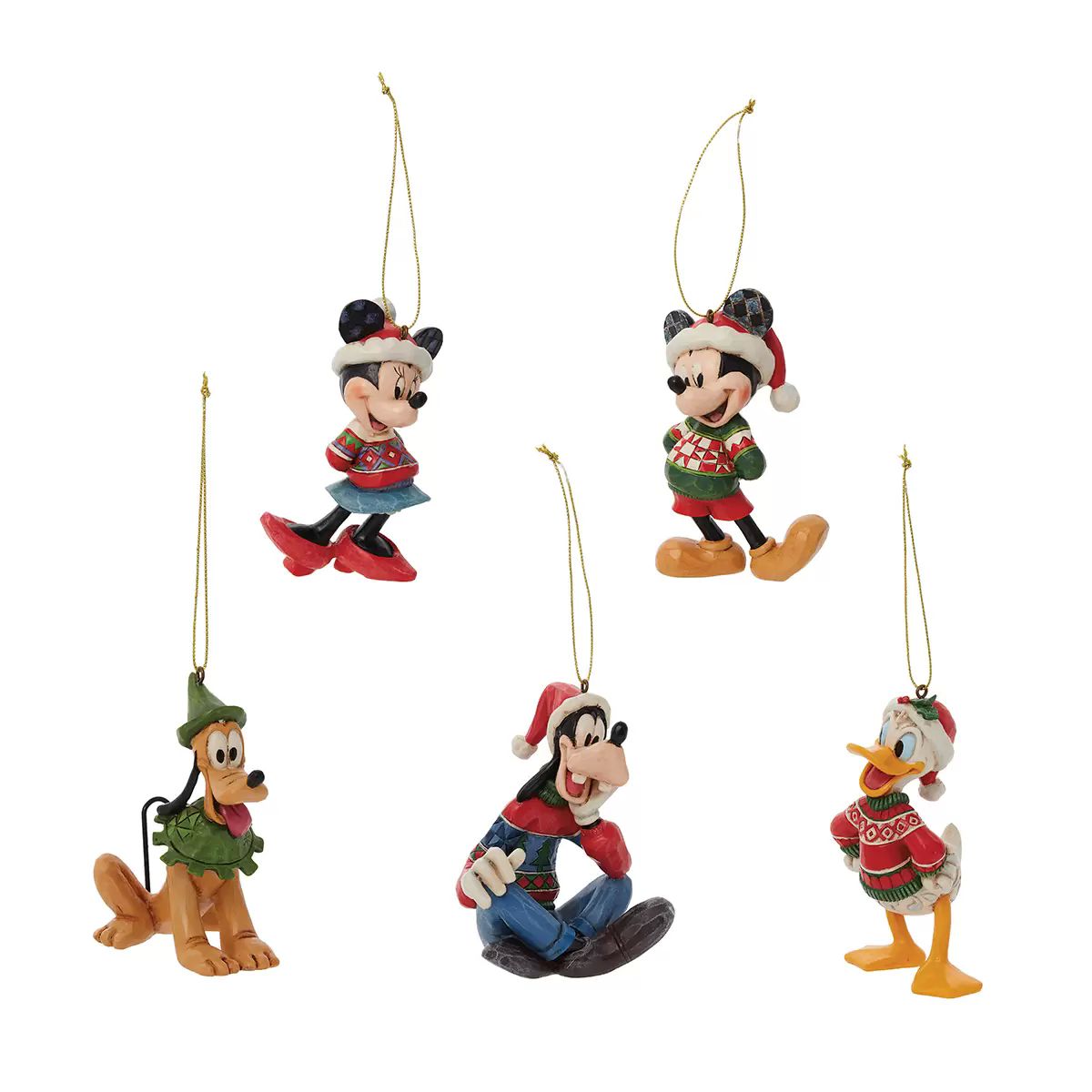 Set De Adornos Navideños De Mickey Y Sus Amigos Tipo Esfera