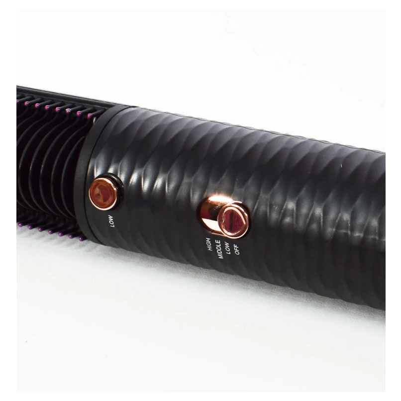 Cepillo Tipo Rodillo De Aire Caliente, Secador, Alisador y Rizador Para Cabello