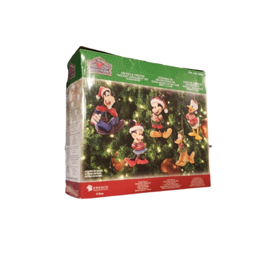 Set De Adornos Navideños De Mickey Y Sus Amigos Tipo Esfera