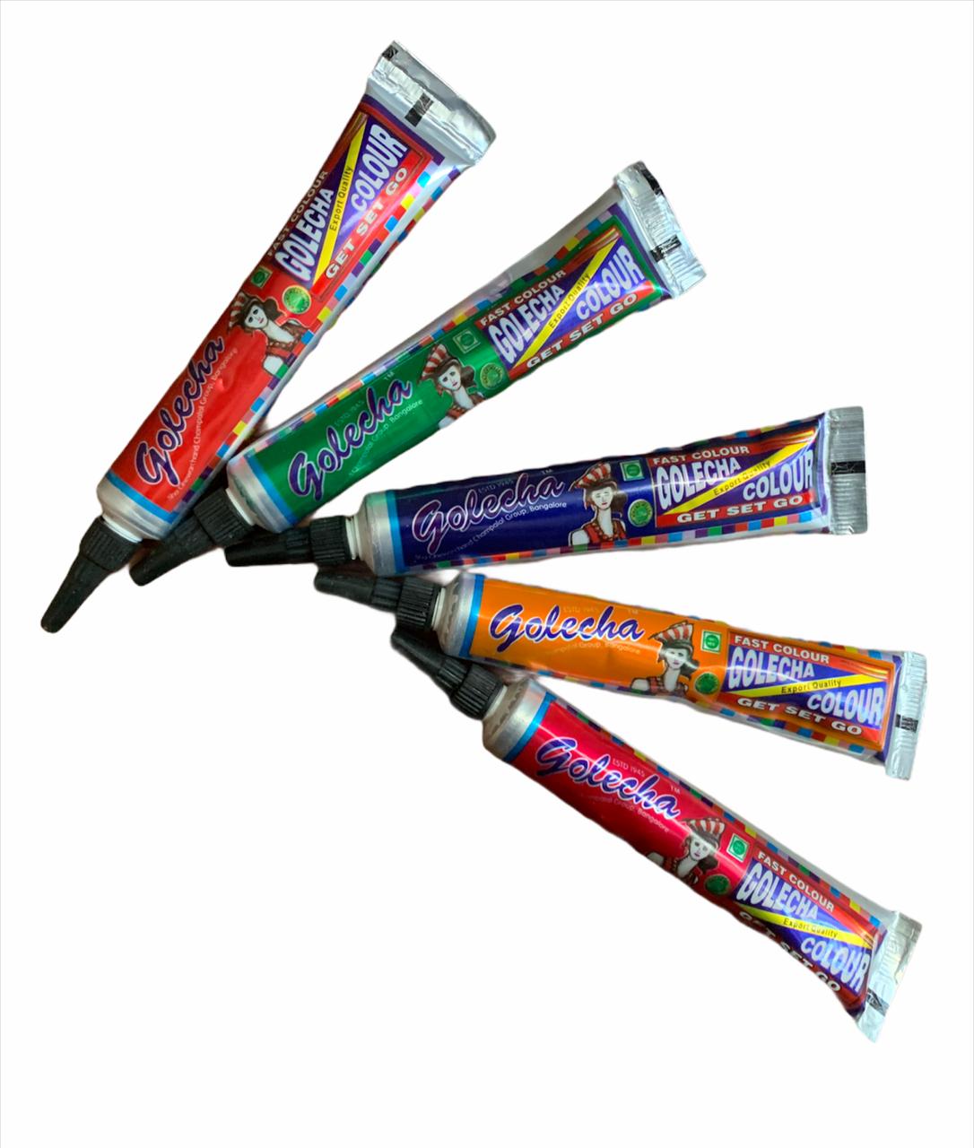 5 Tubos Henna Natural Para Tatuajes