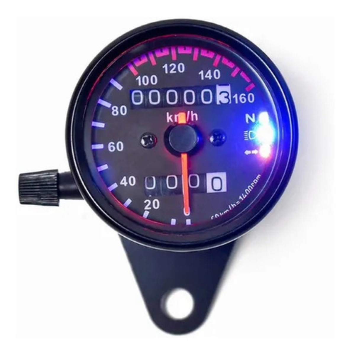 Velocímetro Para Motocicleta De Carreras Universal Con Led