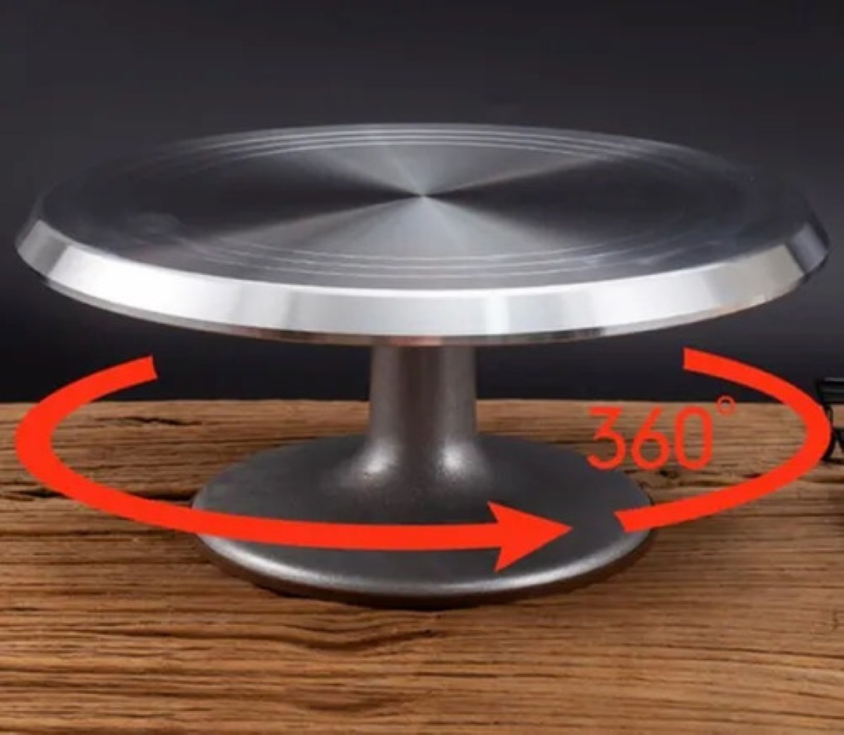 Base Giratoria Para Pasteles, Repostería Acero Inoxidable