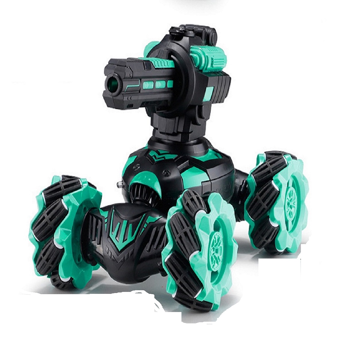 Carro tanque a control remoto dispara balas de hidrogel