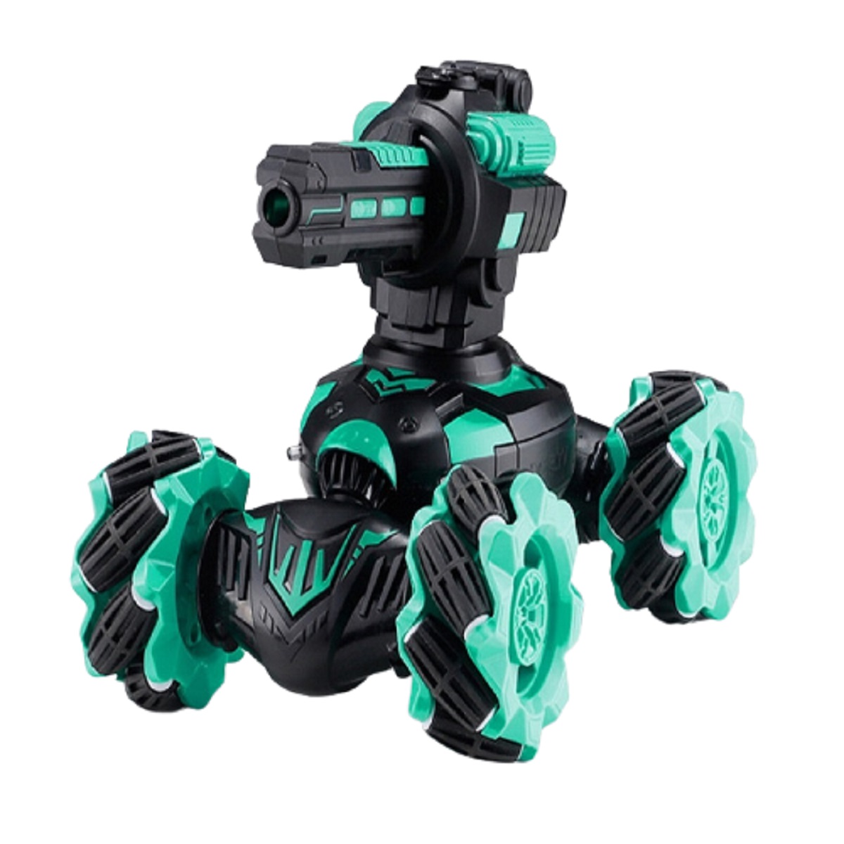 Carro tanque a control remoto dispara balas de hidrogel