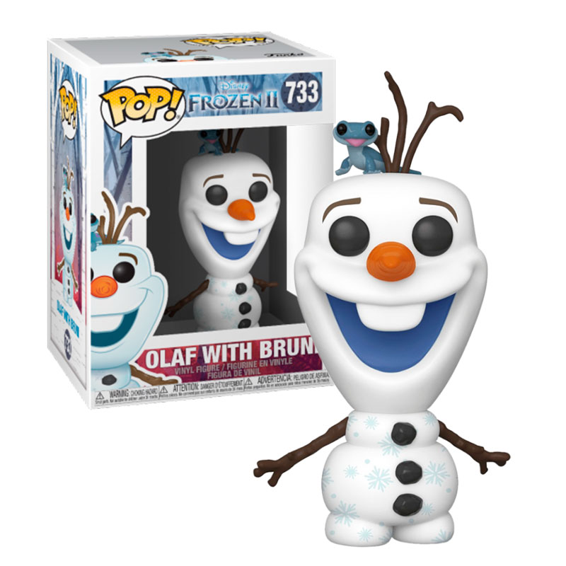 Funko Pop Olaf Con Bruni #733 Espíritu De Fuego Frozen 2 Juguete Pelicula Disney