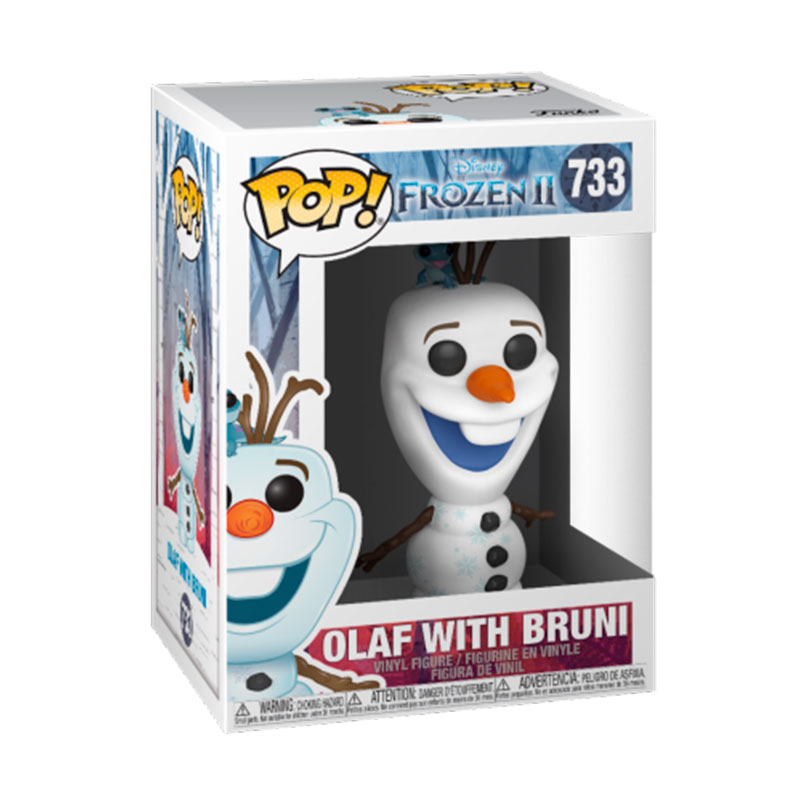 Funko Pop Olaf Con Bruni #733 Espíritu De Fuego Frozen 2 Juguete Pelicula Disney