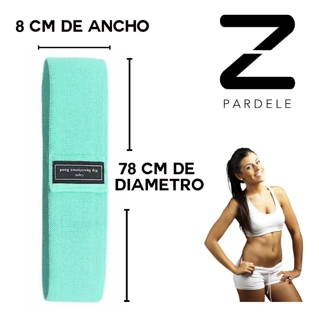 PARDELE Kit 3 Bandas Ligas Para Hacer Ejercicios de Resistencia de Piernas en Casa y Gimnasio, Ligas Elásticas de Látex Natural Multifuncional para Yoga Pilates y Crossfit