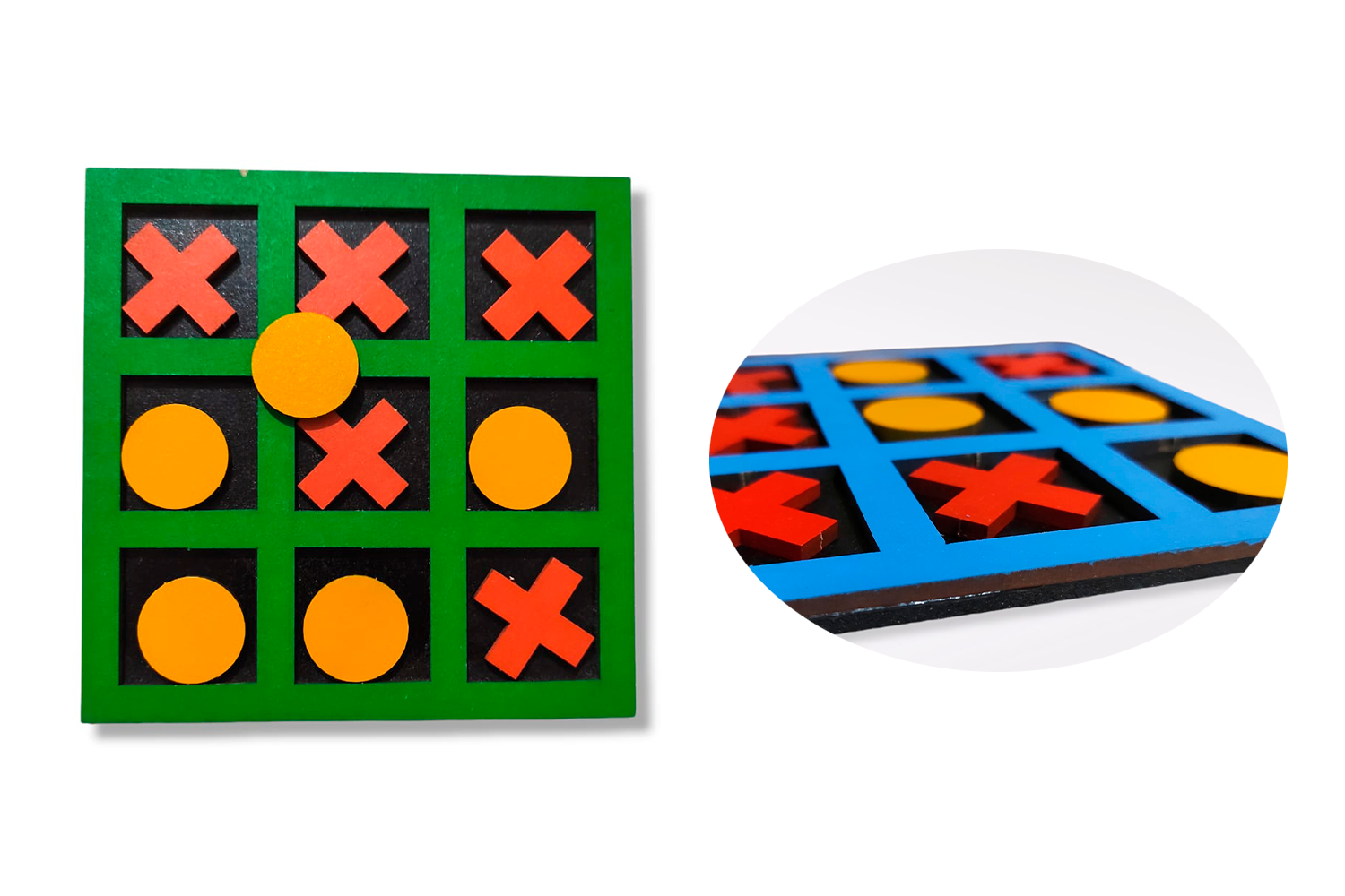 Juego de Mesa Gato Plano Corte Láser