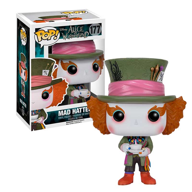 Funko Pop Sombrerero Loco #177 Mad Hatter Alicia Pais De Las Maravillas Disney
