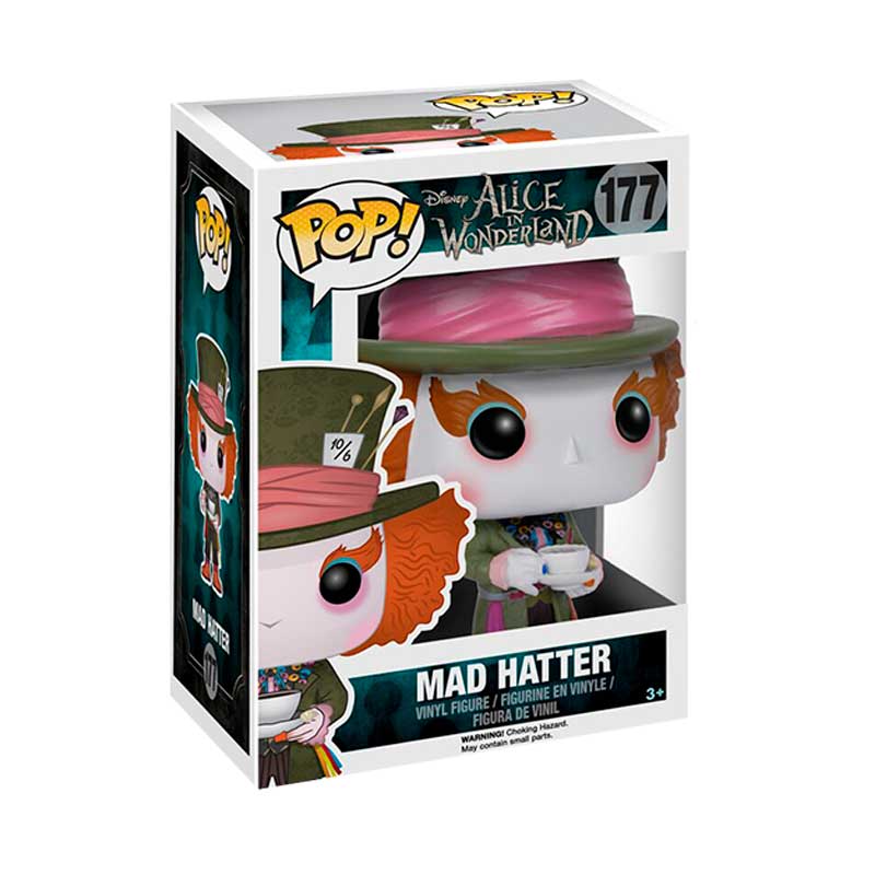 Funko Pop Sombrerero Loco #177 Mad Hatter Alicia Pais De Las Maravillas Disney