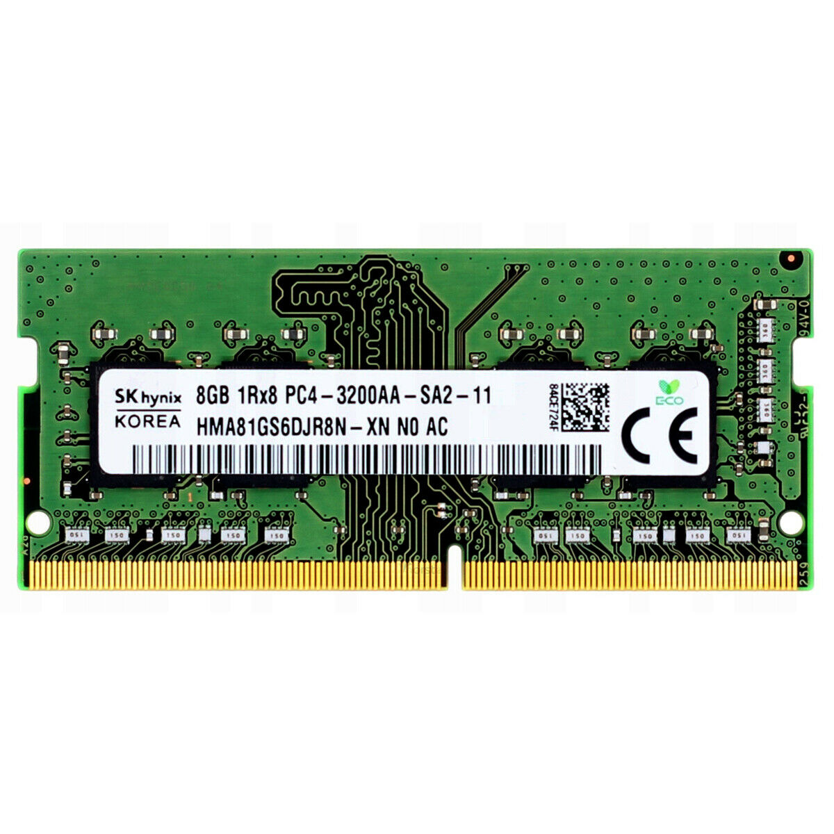 Memoria RAM DDR4 Hynix HMA81GS6DJR8N-XN 32001RX8 8GB PC4