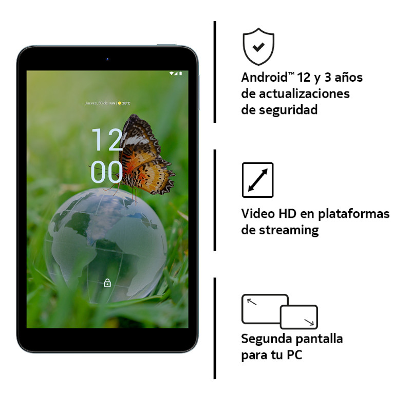 Tablet Nokia T10, 8 Pulgadas,  Wi-fi, 4 Gb Ram, 64 Gb, Azul