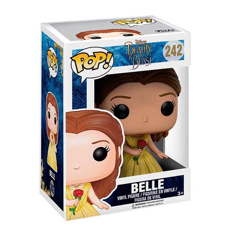 Funko Pop Bella #242 Belle Vestido Amarillo Beauty And The Beast Bestia Disney