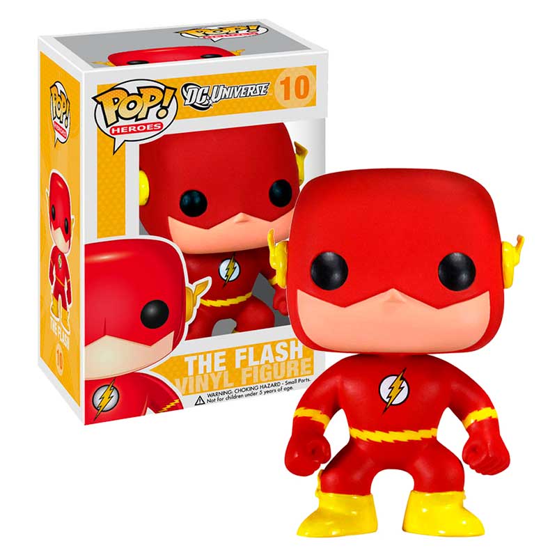 Funko Pop Flash #10 Clásico DC Comics Liga De La Justicia Original