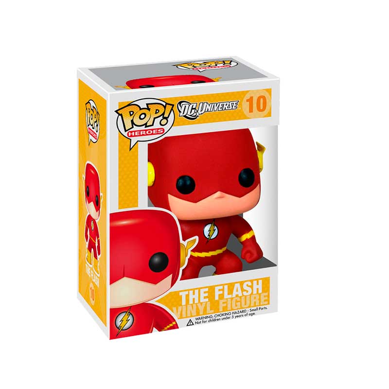 Funko Pop Flash #10 Clásico DC Comics Liga De La Justicia Original