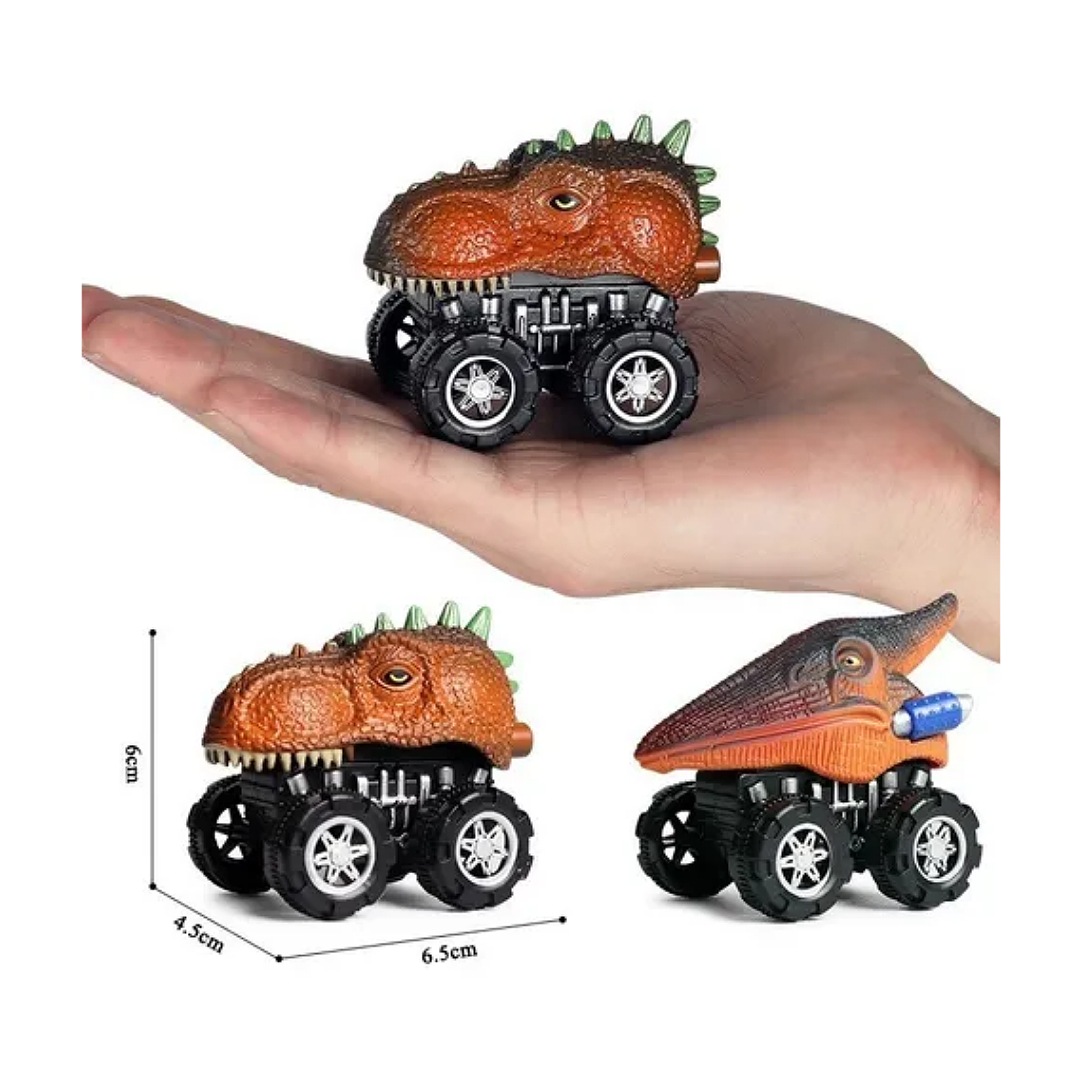 8pzs Dinosaurios Coches De Juguete Para Niños, Con T-rex