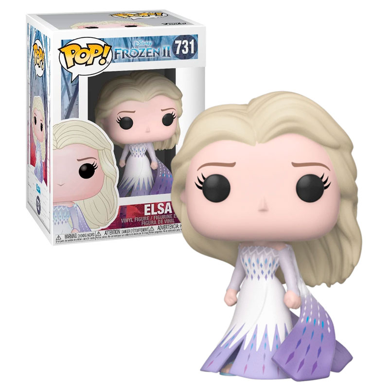 Funko Pop Elsa #731 Vestido Ahtohallan Frozen Juguete Pelicula Disney