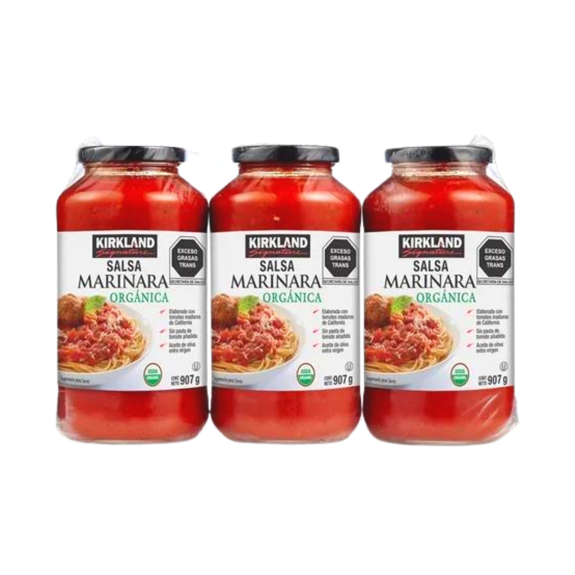 Salsa Marinara Orgánica Kirkland 3 de 907g