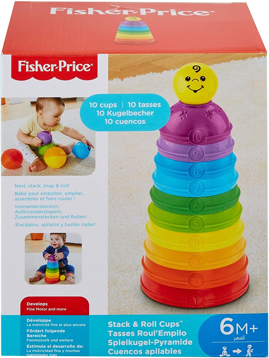 Tazas de Actividades W4472 Fisher Price Mattel
