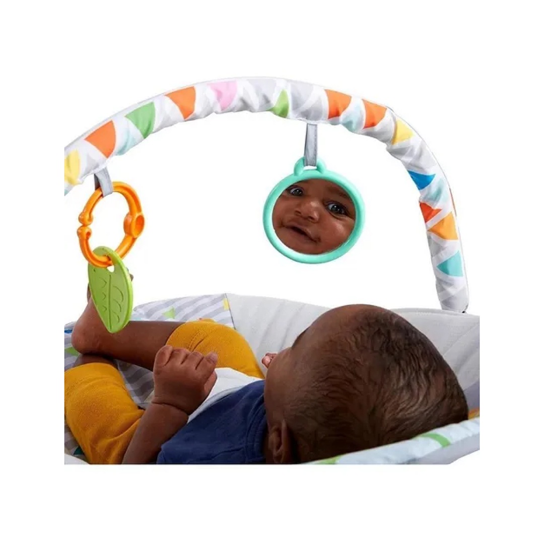  Silla Mecedora Para Bebé Bright Starts Rainforest Vibes Safari Fun Gris 12204