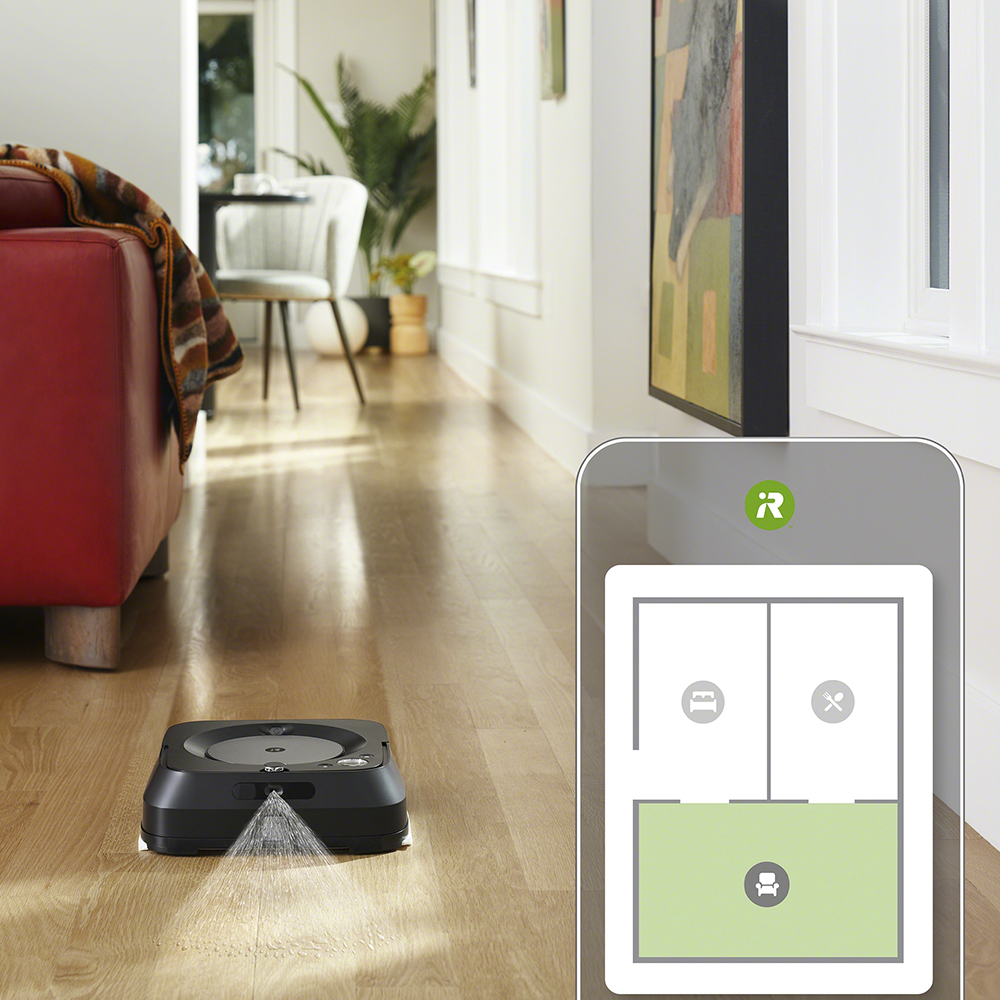 Robot Trapeador iRobot  Braava Jet m6 Graphite con Conexión Wi-Fi