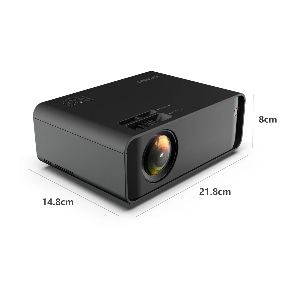 Proyector Led Wifi Full Hdmi 5500 Lumenes 1080p Negro