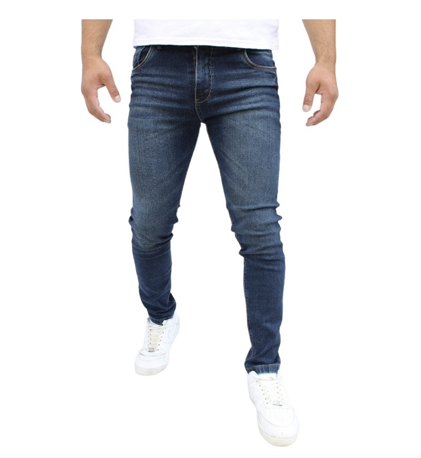 Pantalón Skinny de Mezclilla Stretch Para Hombre John Silver