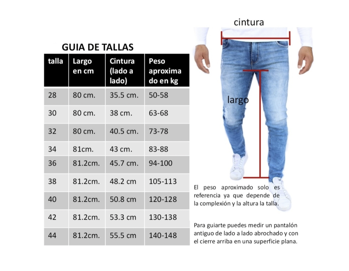 Pantalón Skinny de Mezclilla Stretch Para Hombre John Silver