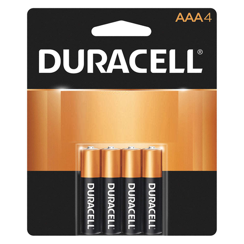 Pilas Duracell AAA Pack de 4 Piezas Alcalinas 1.5 V