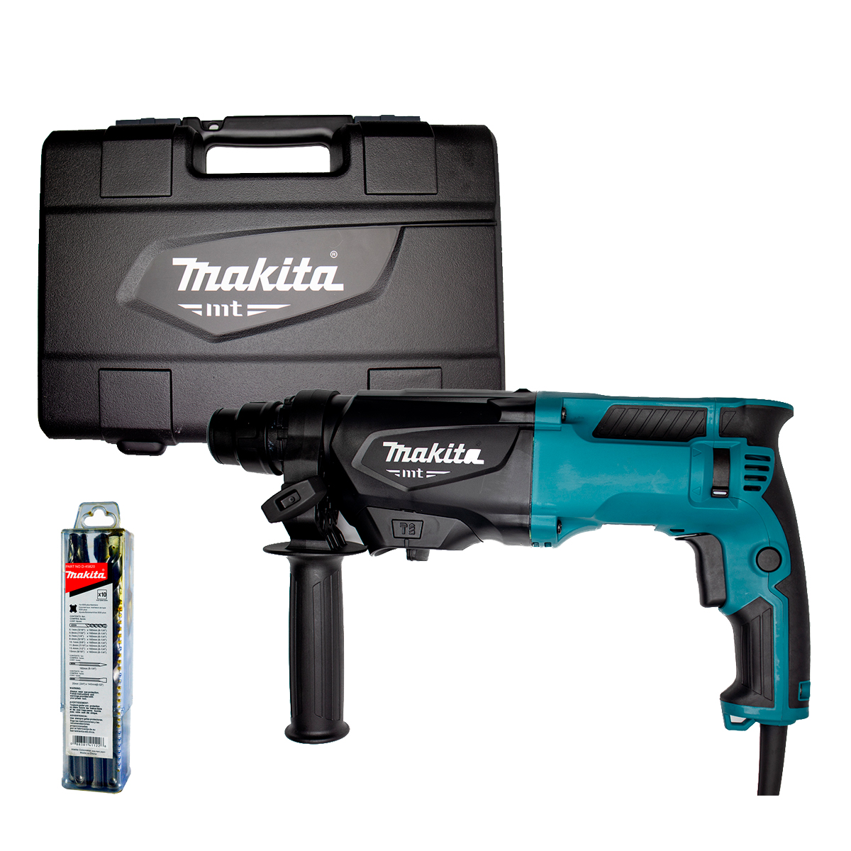 Rotomartillo Sds Makita Mt M8701 Con Estuche Y Brocas