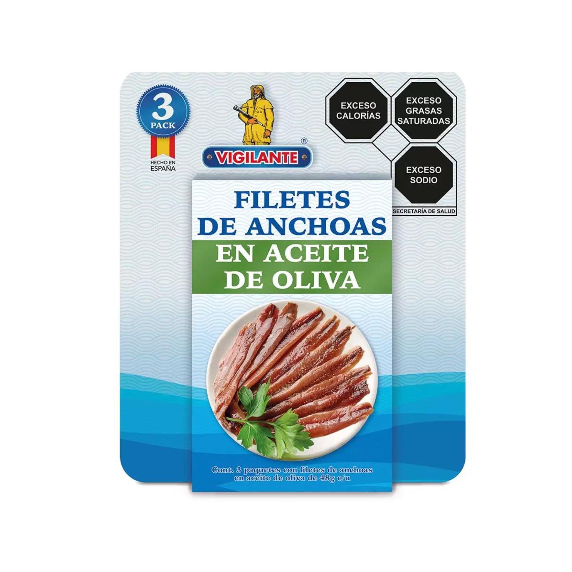 Filete de Anchoa Vigilante 3 de 48g