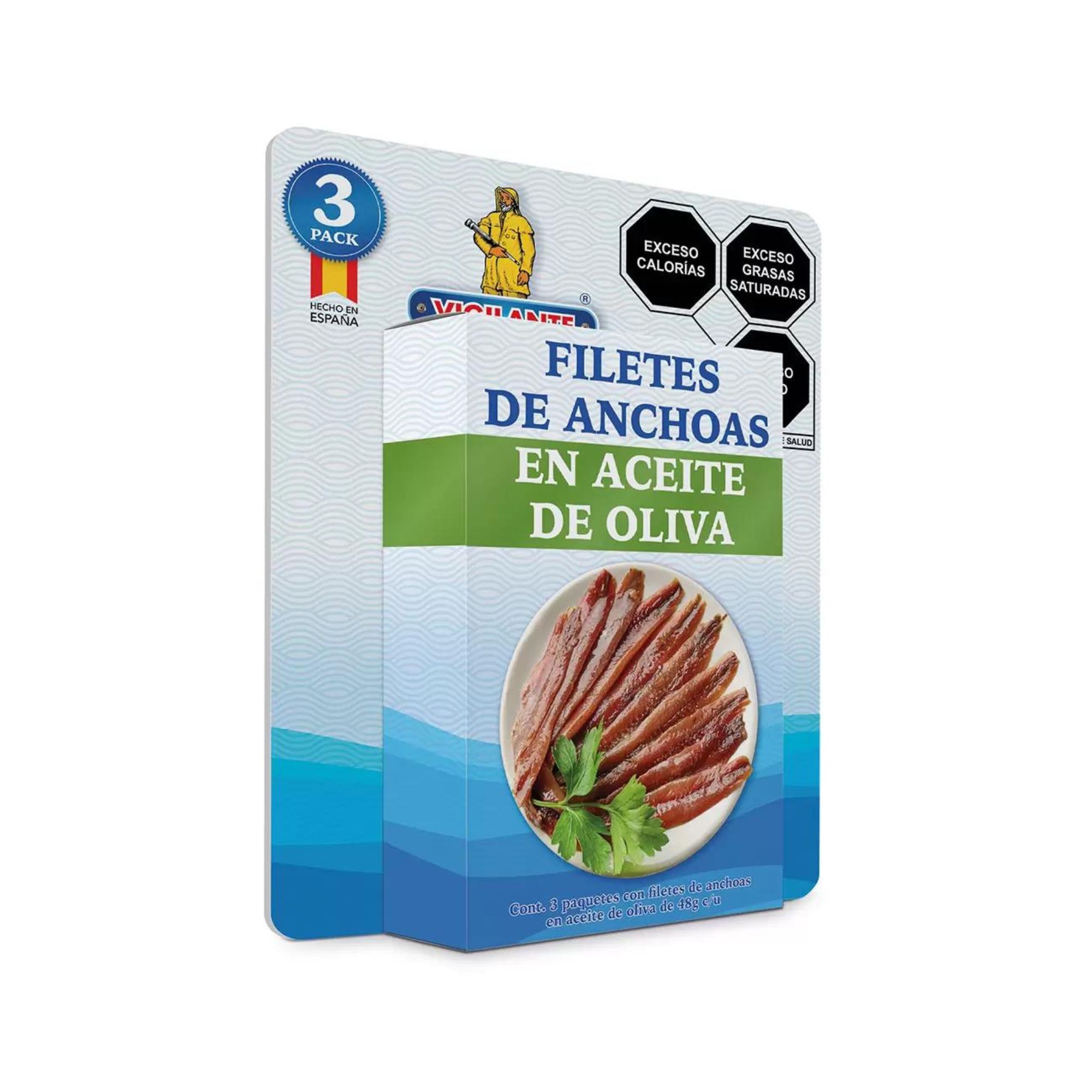 Filete de Anchoa Vigilante 3 de 48g