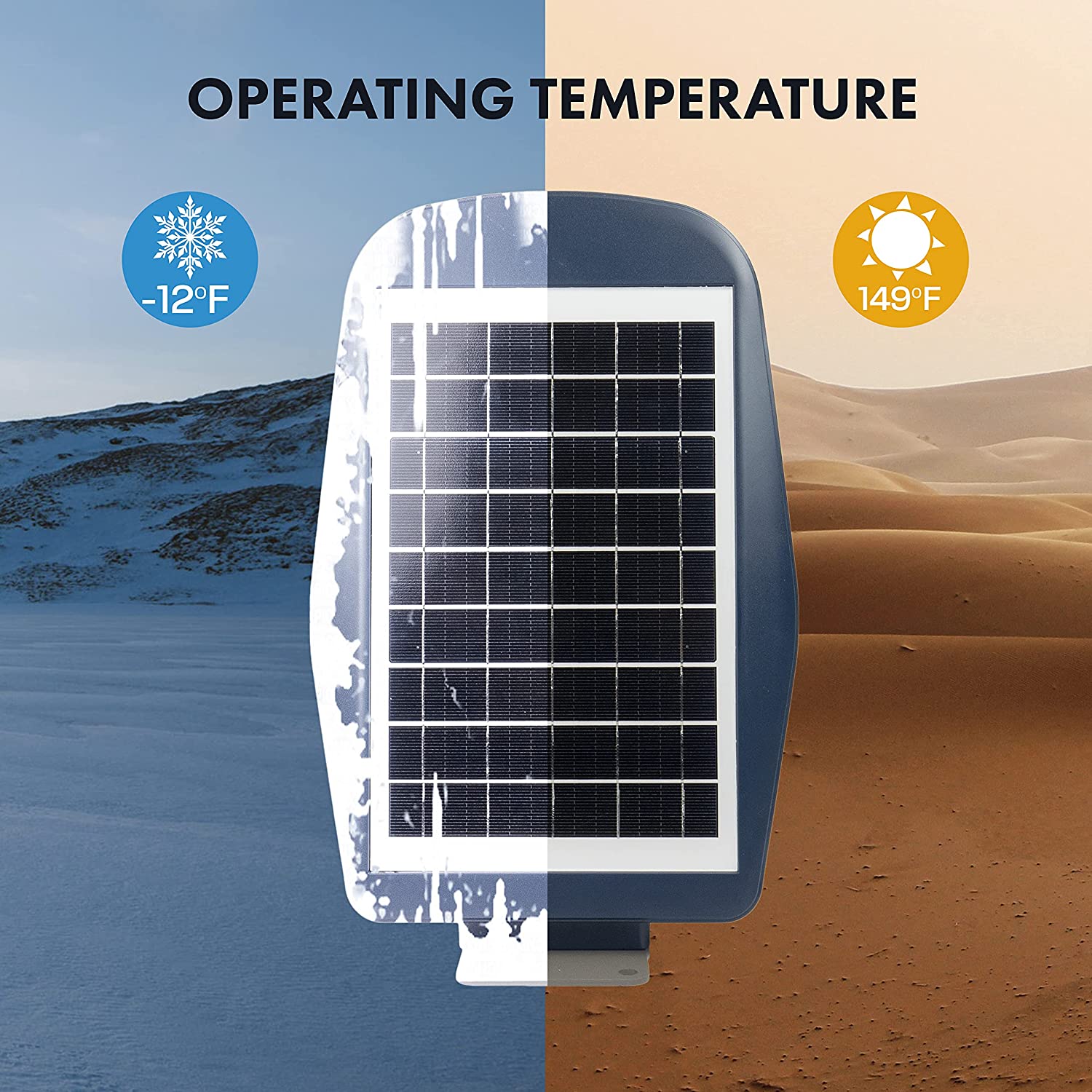 Lámpara solar de 3000 lúmenes con control remoto y sensor de movimiento Wagan Tech 8591