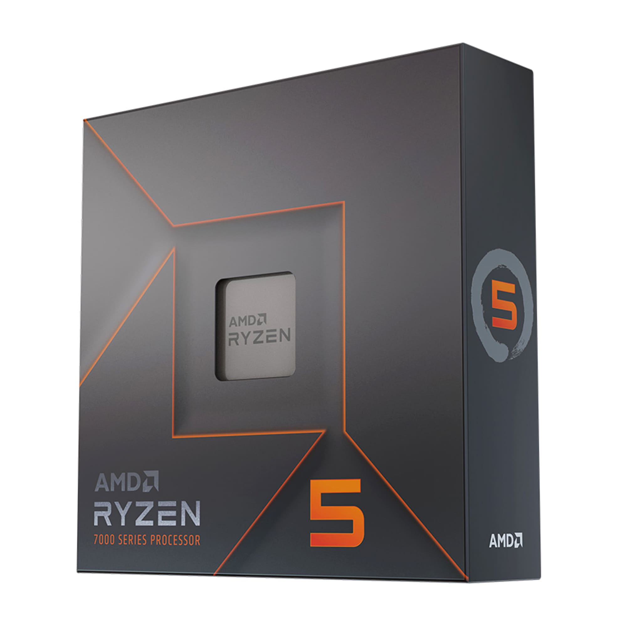 Procesador AMD Ryzen 5 7600X, AM5, 6 Núcleos, 4.7 GHz, Gráficos Radeon, no incluye Disipador