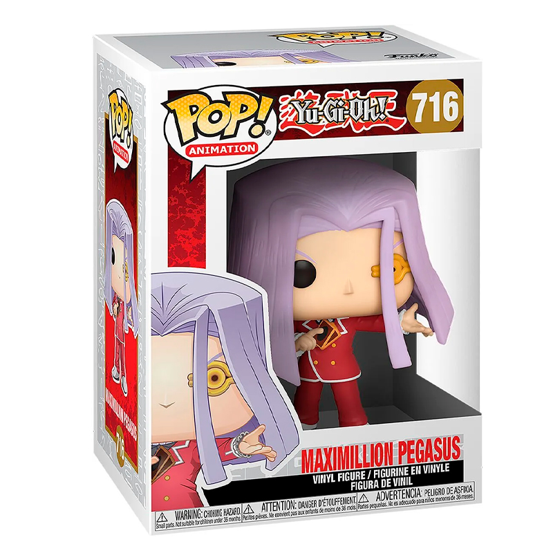 Funko Pop Maximillion Pegasus #716 J. Crawford Yu Gi Oh Anime Original
