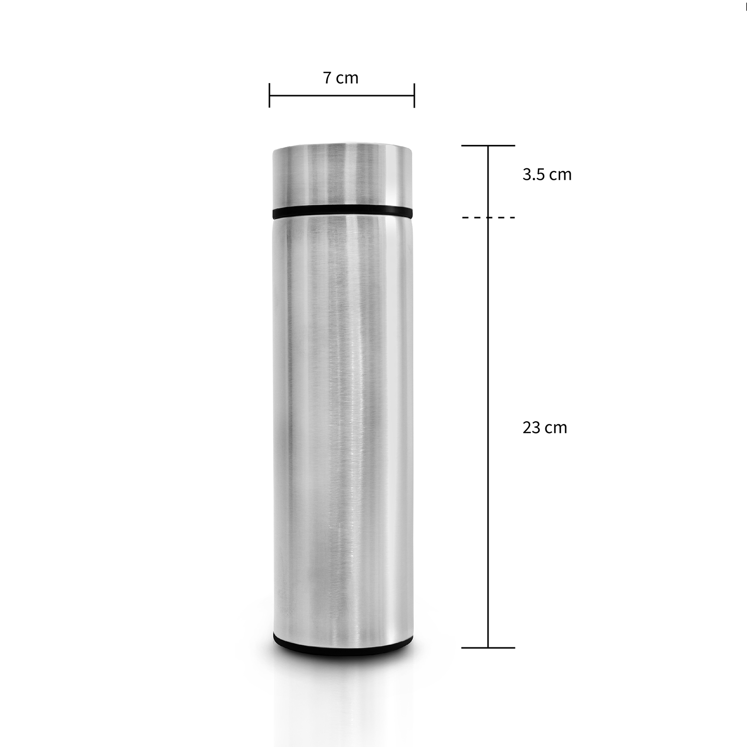 Termo Inteligente Digital Pantalla Led Plateado 420 ml