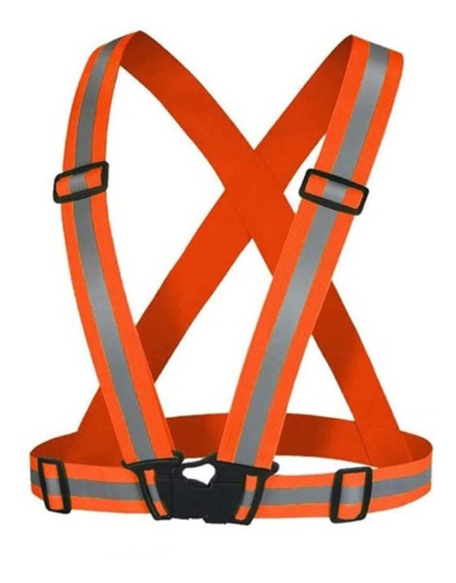 Chaleco Arnes Reflejante De Seguridad Naranja