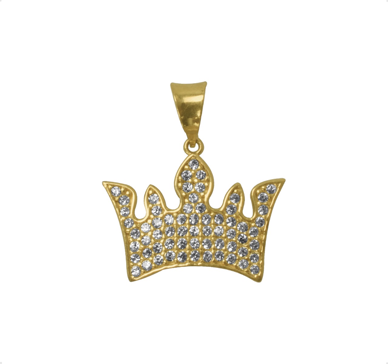 Dije Corona Medalla Oro 10k + Cadena De Regalo