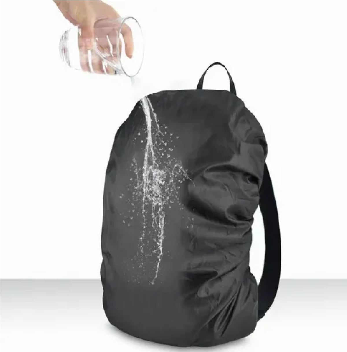 Duo Funda Impermeable Para Mochila Para Senderismo Negro/Azul