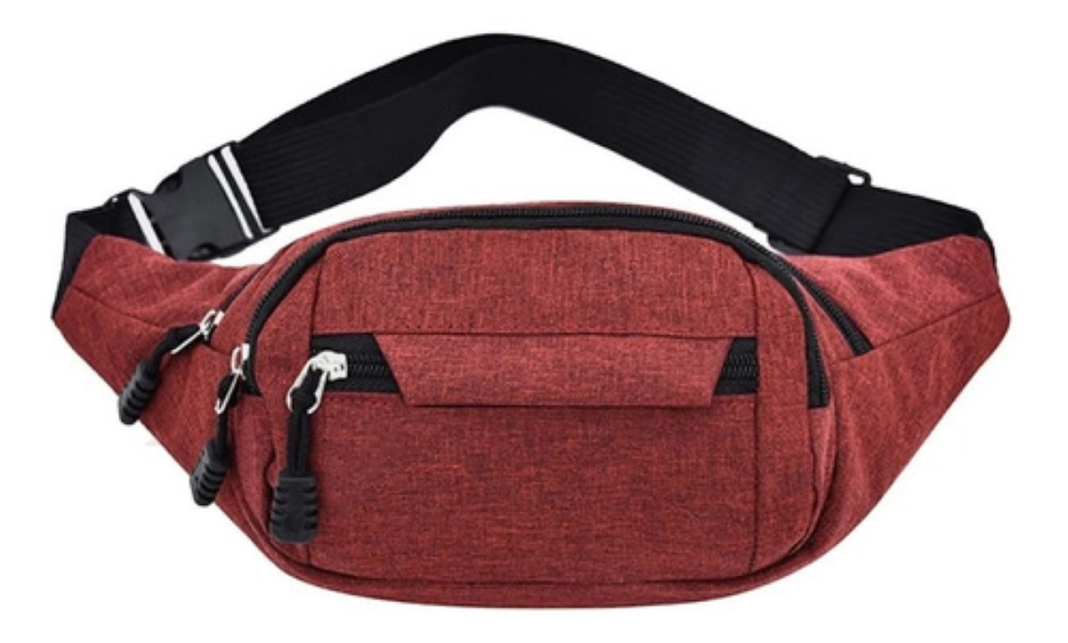 Cangurera Riñonera  Deportiva Roja