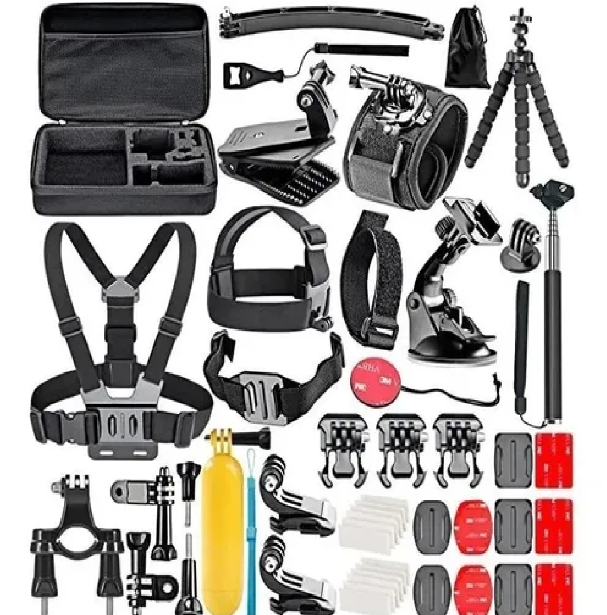 Kit De Accesorios Cámara De Acción 50 En 1 Para Gopro Héroe
