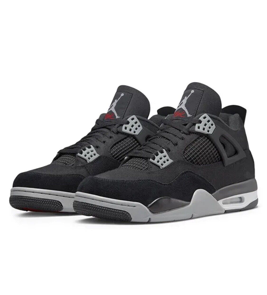 Tenis Nike Air Jordan 4 Black Canvas 27cm