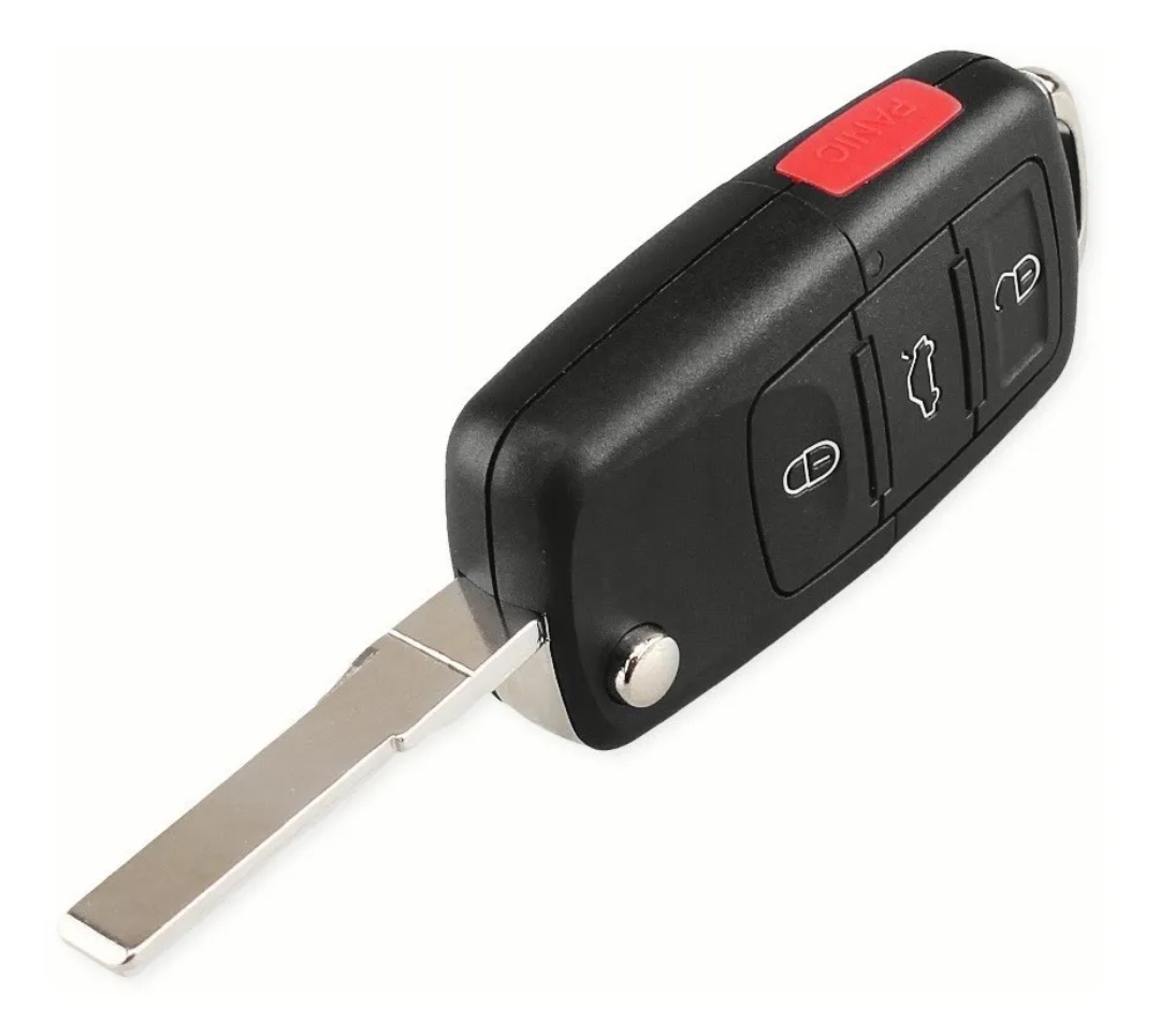 Carcasa Llave Control Para Vw B5 Jetta Golf Polo 3 Botones