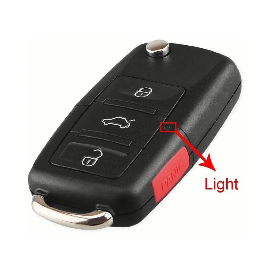 Carcasa Llave Control Para Vw B5 Jetta Golf Polo 3 Botones