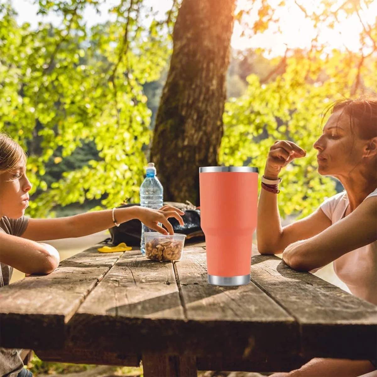 Taza Térmica De Acero Inoxidable De 30 Oz Naranja