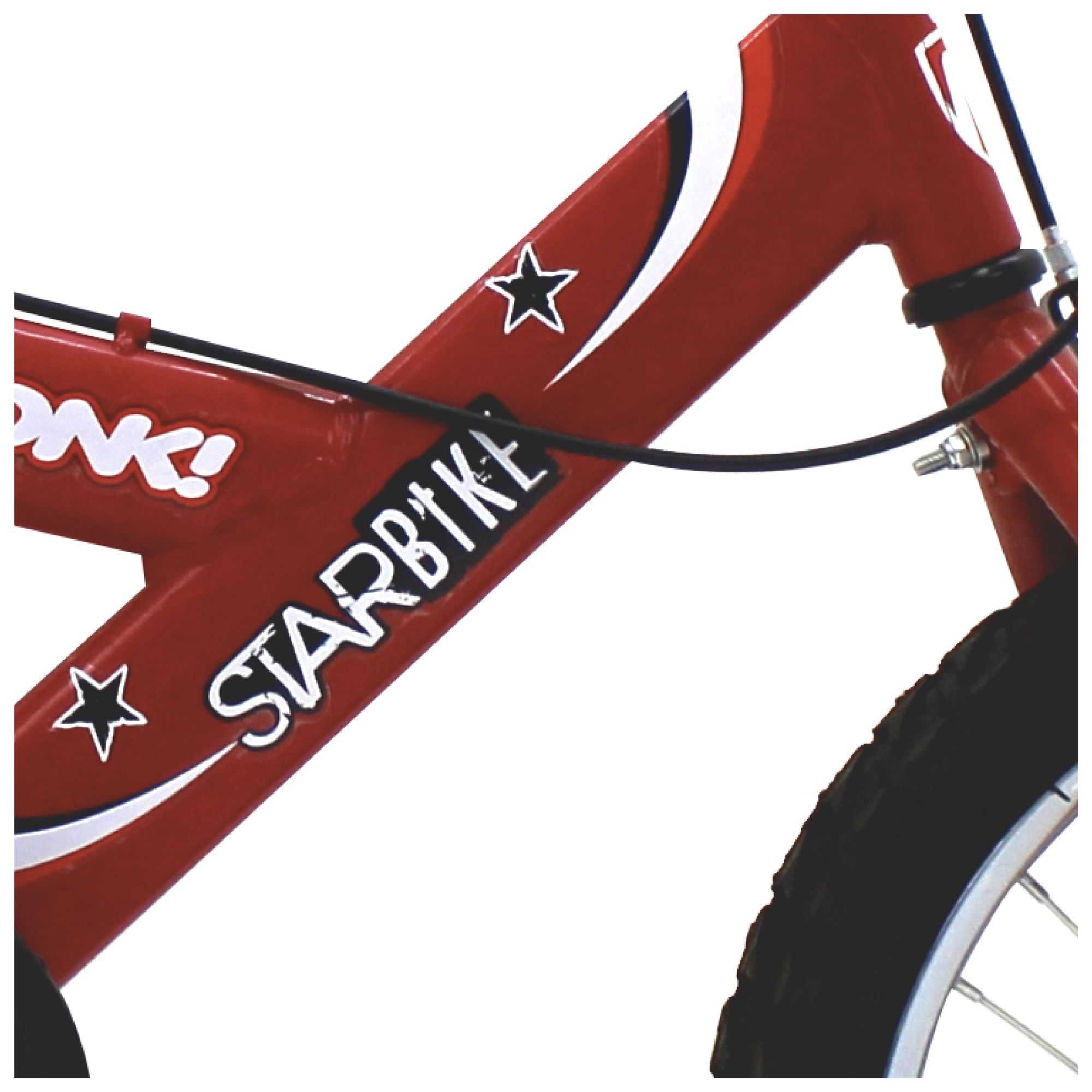 Bicicleta Monk Starbike Rodada 16 De Ni o 1 Velocidad C rda Rojo