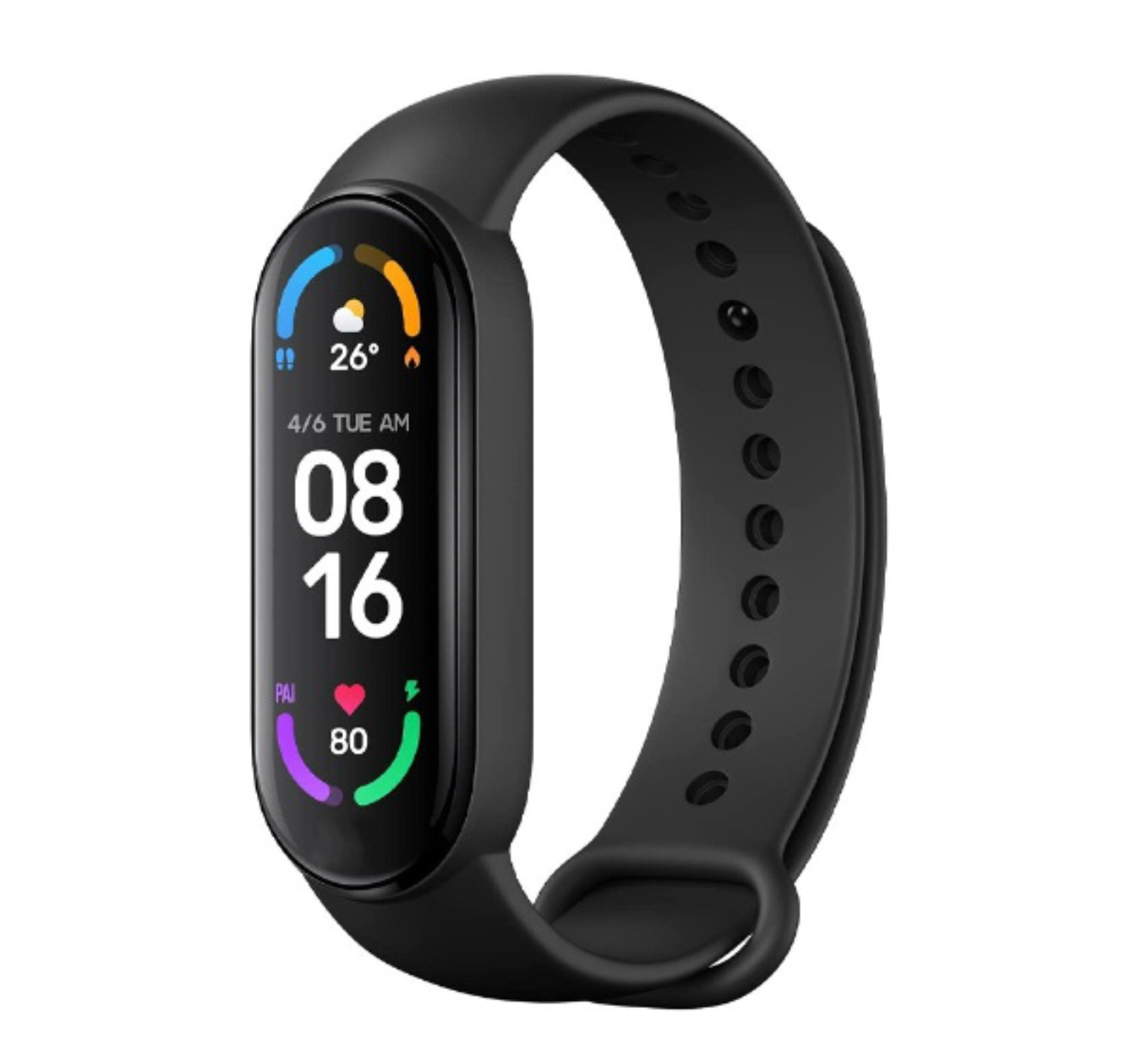 Smart Band Pulsera Inteligente Sensor De Ritmo Cardíaco reloj inteligente notificación de redes sociales modo deportivo NEGRO