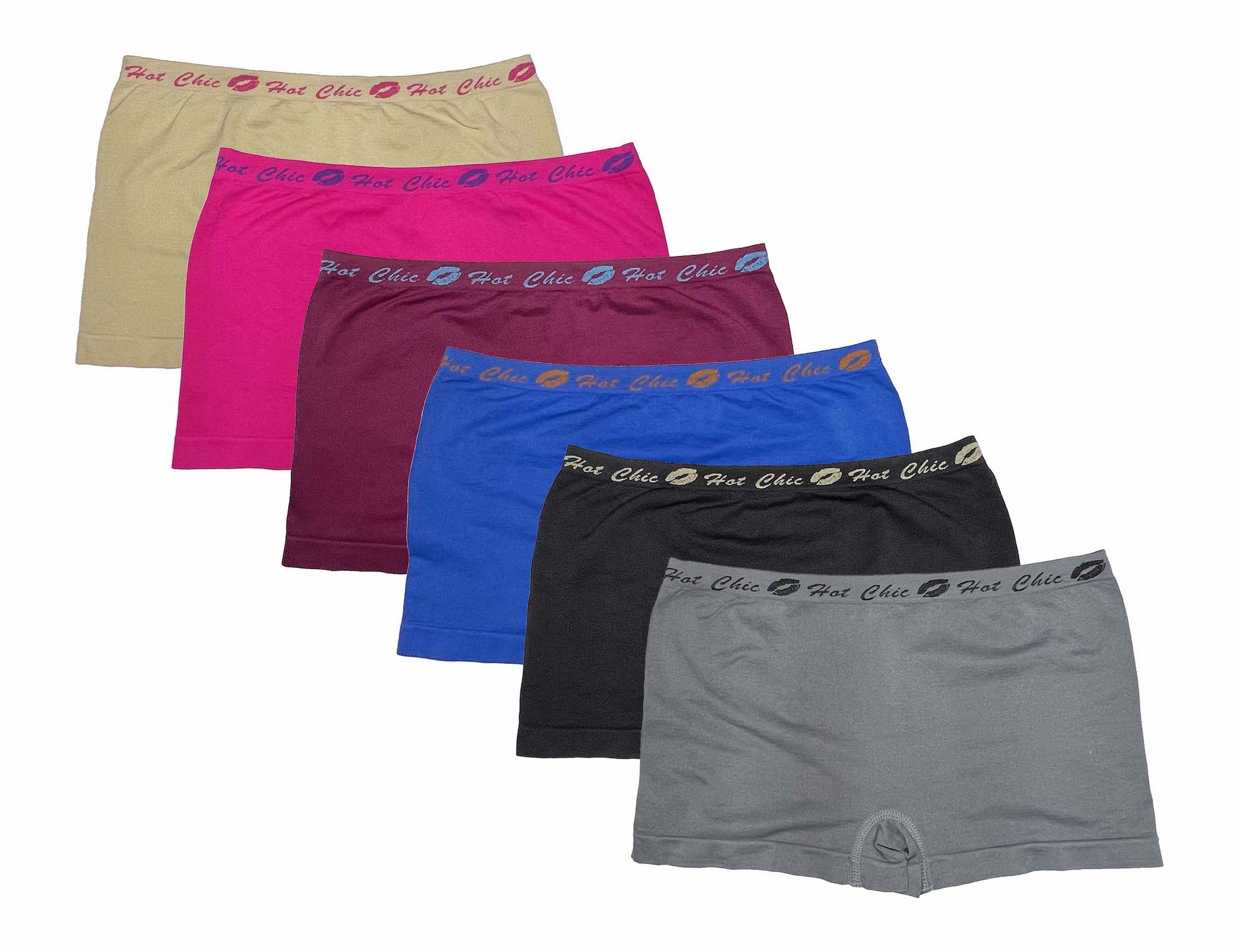 Paquete 6 Boxer Mujer Tatys Fashion Pack Incluye 6 Diferentes Colores