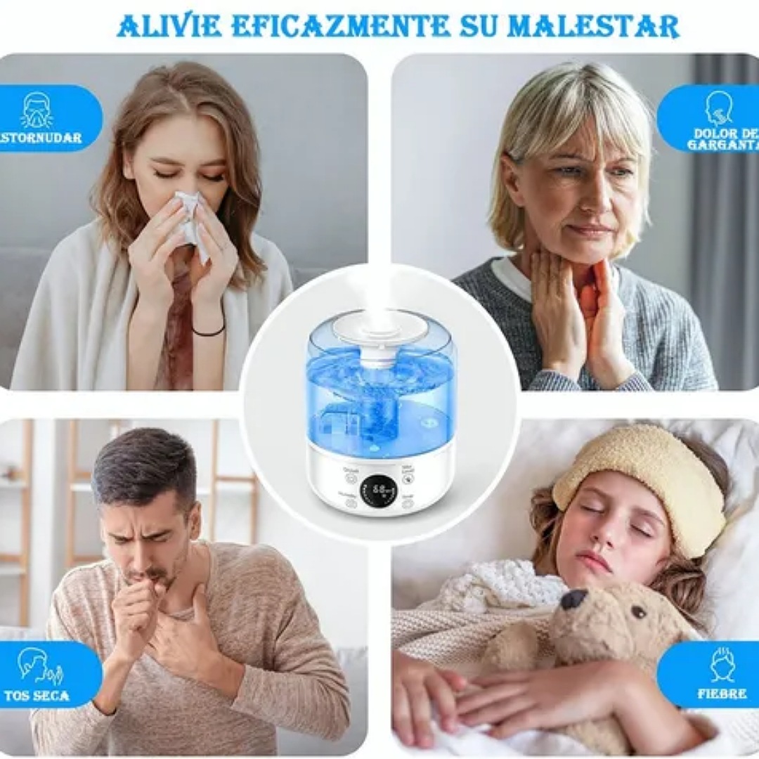 Humidificador Ultrasónico Difusor D/niebla Fría P/bebé 2.5l